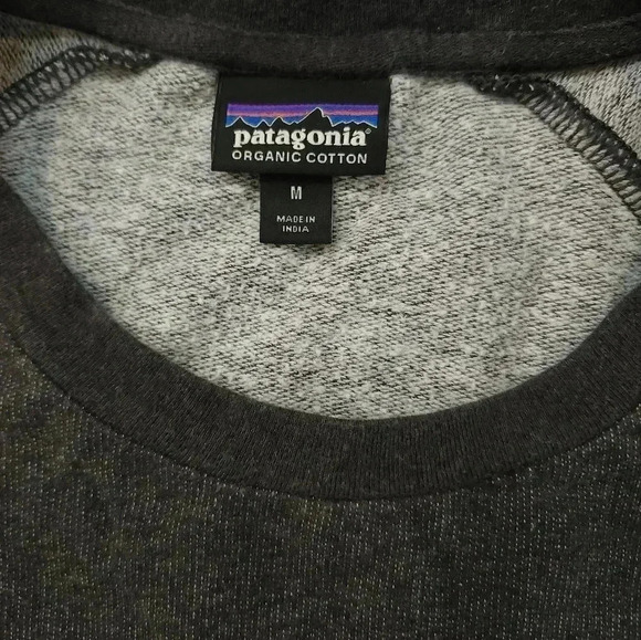 Patagonia Mens Crew Neck Sweatshirt Size M Grey - Picture 3 of 9